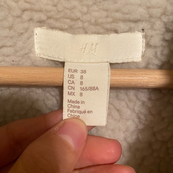 H&M Khaki green biker jacket - Picture 4 of 4